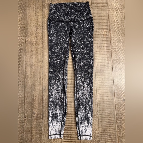 lululemon athletica Other - Lululemon Wunder Under Tight Leggings Black
Gray Alpine Allouette Size 4